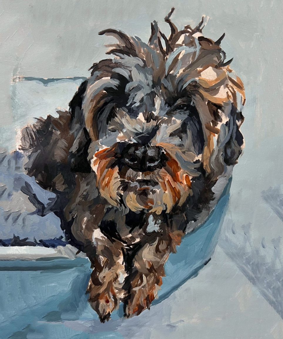 Teddy - Acrylic on paper