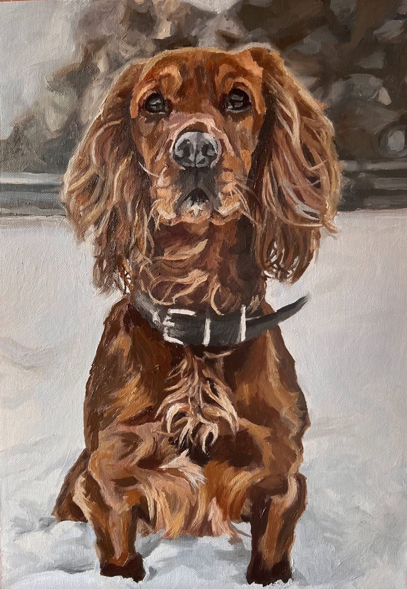 Lily - Oil on canvas